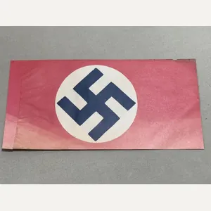 Original Nazi Era German Paper Party Rally Flag, UNUSED!