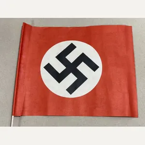Original Nazi Era German Paper Party Rally Flag, UNUSED!