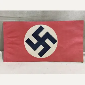 Original Nazi Era German Paper Party Rally Flag, UNUSED!
