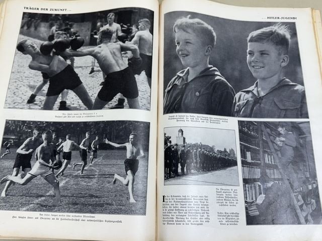 Original 1937 German LARGE Book, DAS DEUTSCHLAND ADOLF HITLERS — image 10