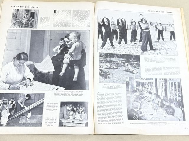 Original 1937 German LARGE Book, DAS DEUTSCHLAND ADOLF HITLERS — image 11