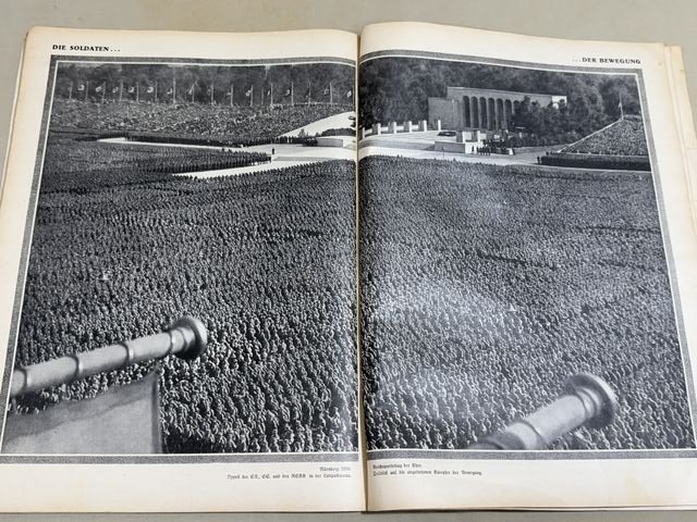 Original 1937 German LARGE Book, DAS DEUTSCHLAND ADOLF HITLERS — image 12