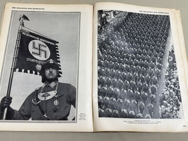 Original 1937 German LARGE Book, DAS DEUTSCHLAND ADOLF HITLERS — image 13