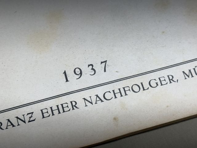 Original 1937 German LARGE Book, DAS DEUTSCHLAND ADOLF HITLERS — image 4