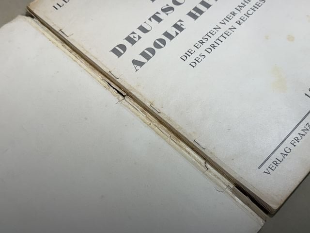 Original 1937 German LARGE Book, DAS DEUTSCHLAND ADOLF HITLERS — image 5