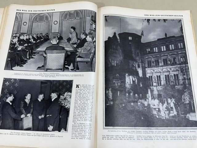 Original 1937 German LARGE Book, DAS DEUTSCHLAND ADOLF HITLERS — image 9