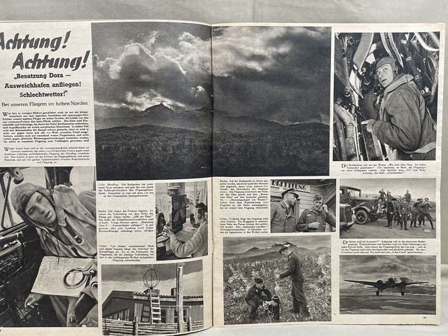 Original WWII German Luftwaffe Magazine Der Adler, April 1943 — image 4