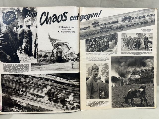Original WWII German Luftwaffe Magazine Der Adler, August 1941 CRETE! — image 3