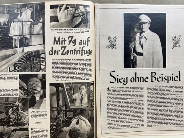 Original WWII German Luftwaffe Magazine Der Adler, August 1941 CRETE! — image 5