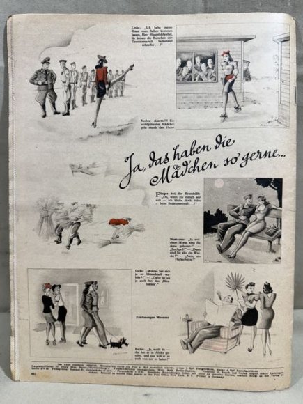 Original WWII German Luftwaffe Magazine Der Adler, August 1941 CRETE! — image 8