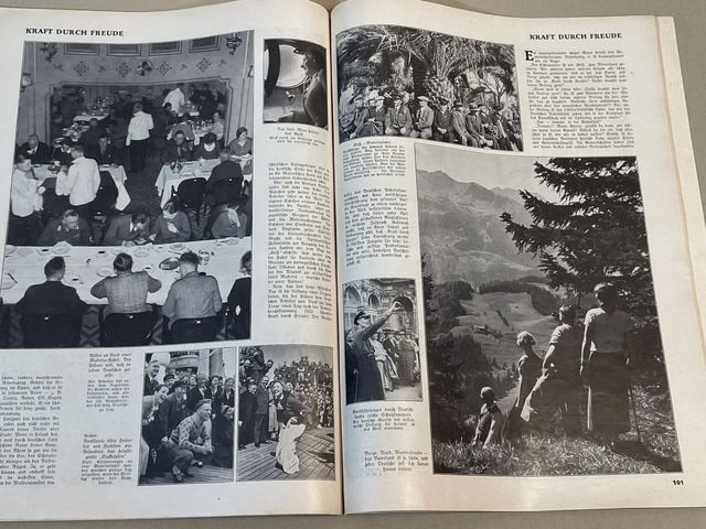 Original 1937 German LARGE Book, DAS DEUTSCHLAND ADOLF HITLERS — image 10