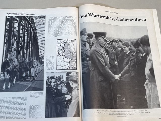 Original 1937 German LARGE Book, DAS DEUTSCHLAND ADOLF HITLERS — image 11