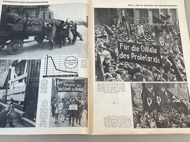Original 1937 German LARGE Book, DAS DEUTSCHLAND ADOLF HITLERS — image 5