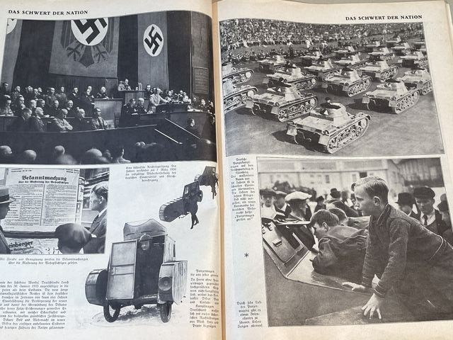 Original 1937 German LARGE Book, DAS DEUTSCHLAND ADOLF HITLERS — image 7