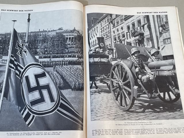 Original 1937 German LARGE Book, DAS DEUTSCHLAND ADOLF HITLERS — image 8