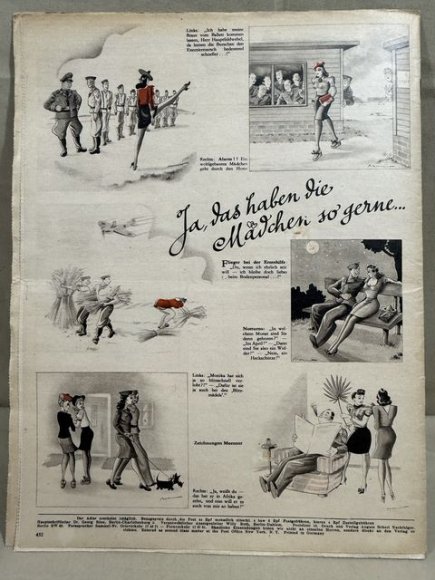 Original WWII German Luftwaffe Magazine Der Adler, August 1941 CRETE! — image 10