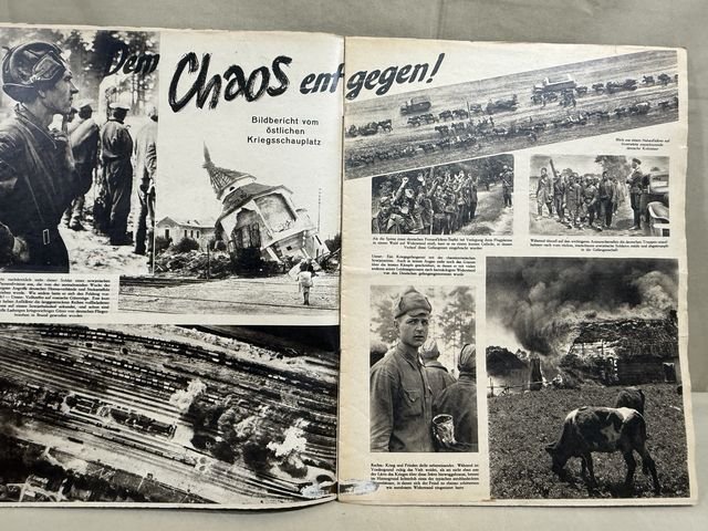 Original WWII German Luftwaffe Magazine Der Adler, August 1941 CRETE! — image 3