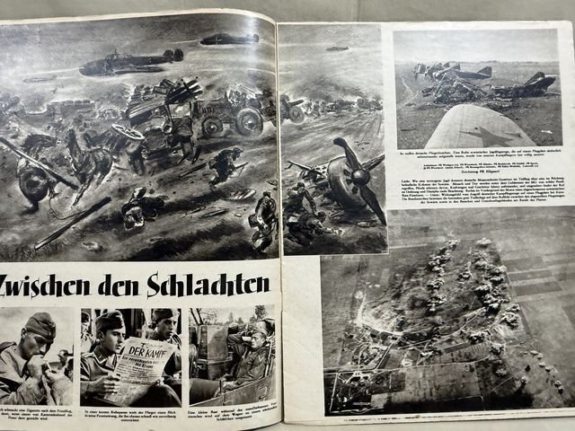 Original WWII German Luftwaffe Magazine Der Adler, August 1941 CRETE! — image 5