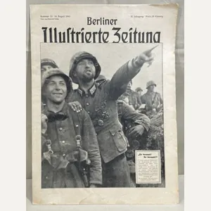 Original WWII German Magazine, Berliner Illustrierte Zeitung