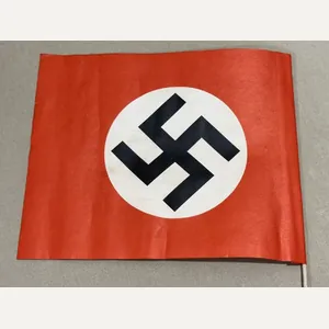 Original Nazi Era German Paper Party Rally Flag, UNUSED!