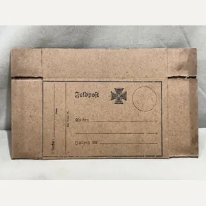 Original WWII German Soldier's Feldpost Box, UNFOLDED