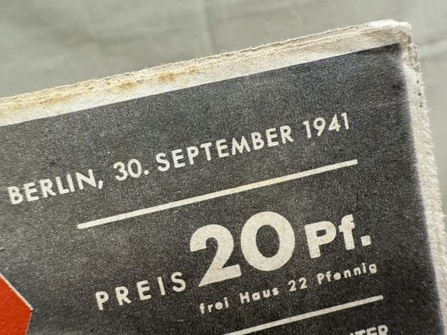 Original WWII German Luftwaffe Magazine Der Adler, September 1941 — image 2