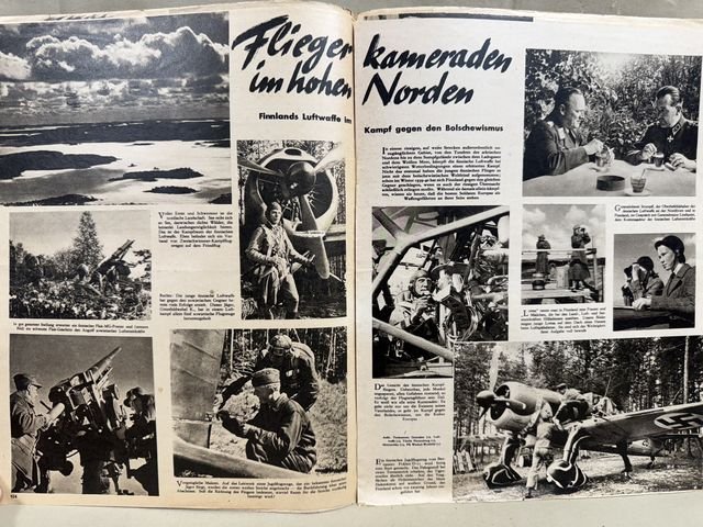 Original WWII German Luftwaffe Magazine Der Adler, September 1941 — image 6