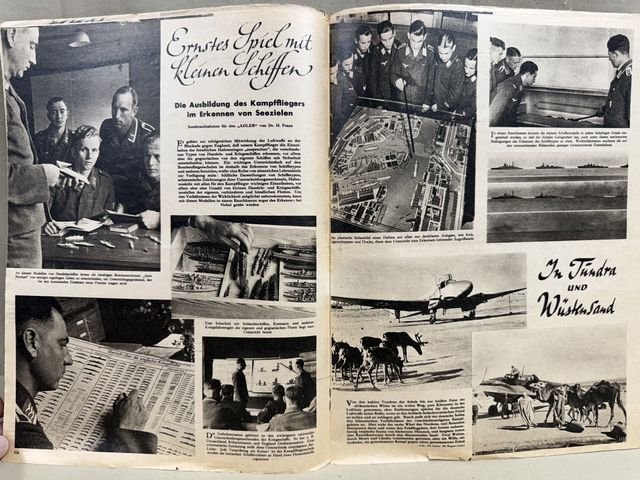 Original WWII German Luftwaffe Magazine Der Adler, September 1941 — image 7