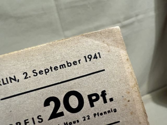 Original WWII German Luftwaffe Magazine Der Adler, September 1941 — image 2