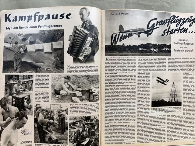 Original WWII German Luftwaffe Magazine Der Adler, September 1941 — image 6