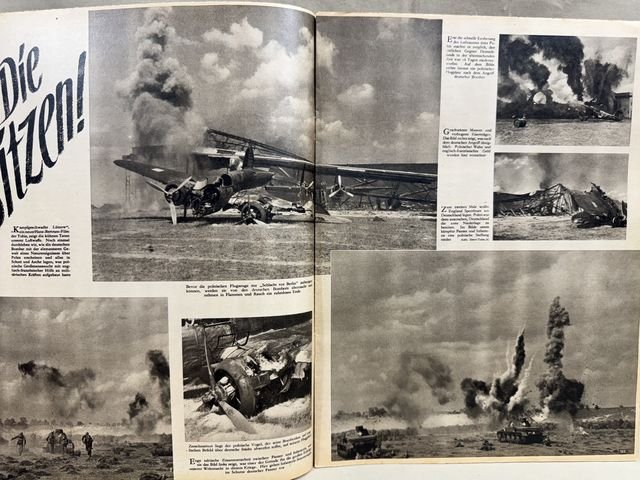 Original WWII German Luftwaffe Magazine Der Adler, October 1940 — image 7
