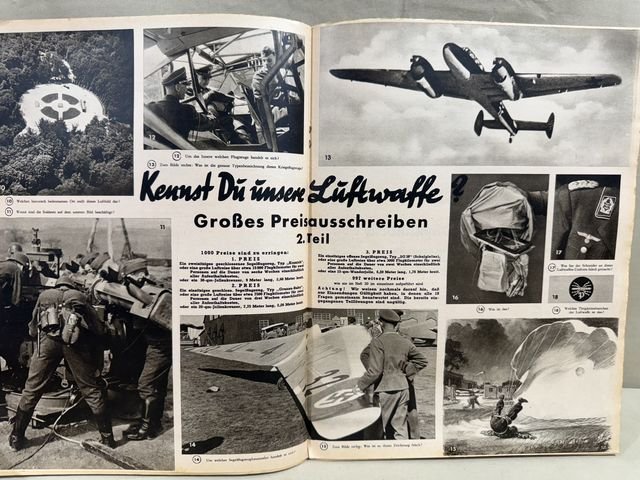 Original WWII German Luftwaffe Magazine Der Adler, October 1940 — image 8