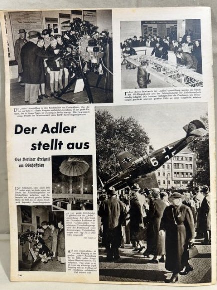 Original WWII German Luftwaffe Magazine Der Adler, October 1940 — image 9