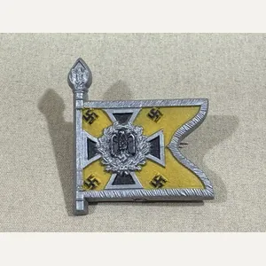 Original WWII German Flag Tinnie, KAVALLERIE