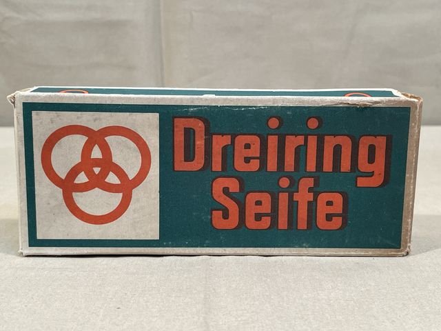 Original WWII Era German Boxed Soap, Three Ring Brand — image 2