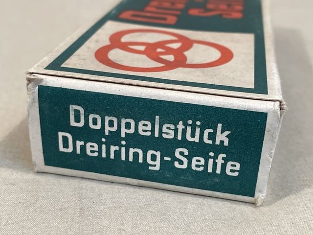 Original WWII Era German Boxed Soap, Three Ring Brand — image 6