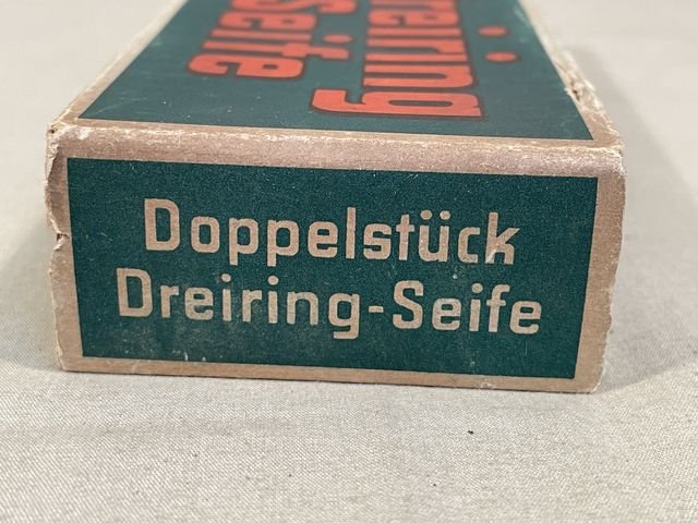 Original WWII Era German Boxed Soap, Three Ring Brand — image 9