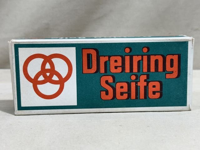 Original WWII Era German Boxed Soap, Three Ring Brand — image 4