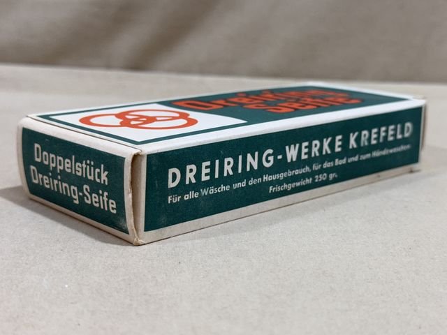 Original WWII Era German Boxed Soap, Three Ring Brand — image 6