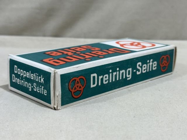 Original WWII Era German Boxed Soap, Three Ring Brand — image 7