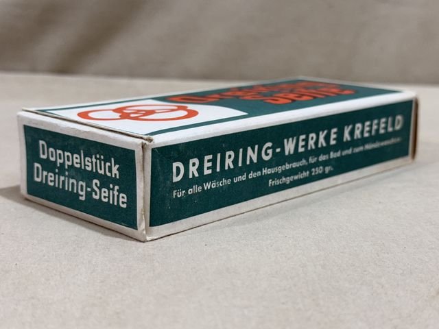 Original WWII Era German Boxed Soap, Three Ring Brand — image 6