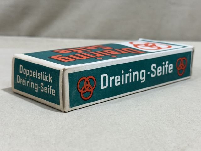 Original WWII Era German Boxed Soap, Three Ring Brand — image 7