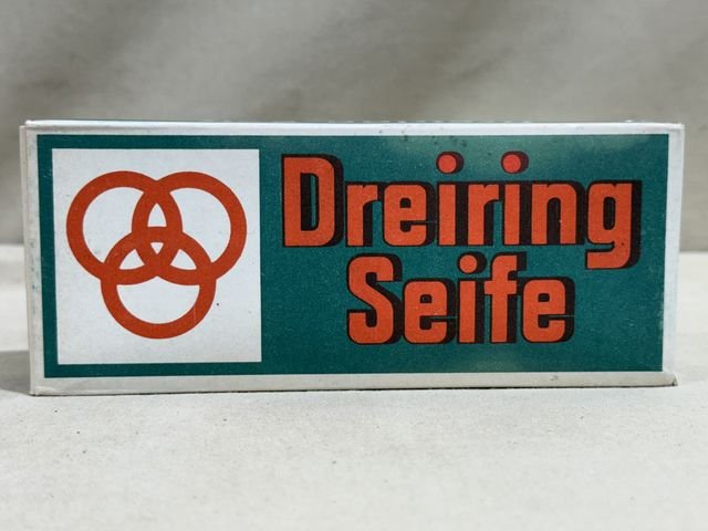 Original WWII Era German Boxed Soap, Three Ring Brand — image 4