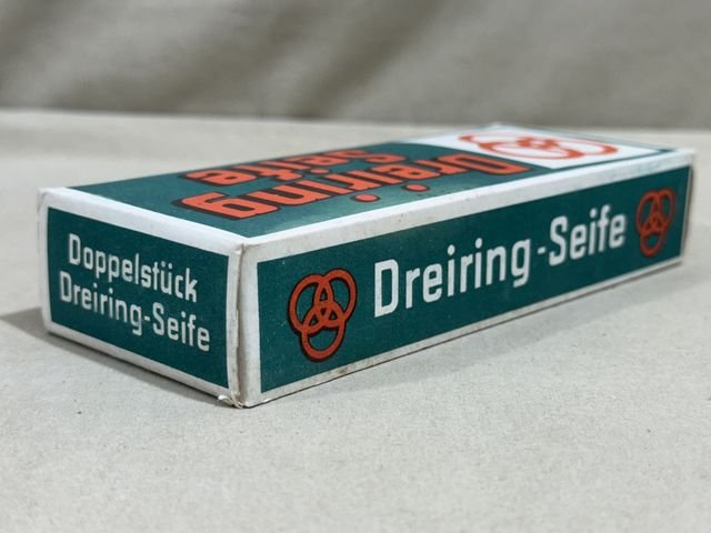 Original WWII Era German Boxed Soap, Three Ring Brand — image 7