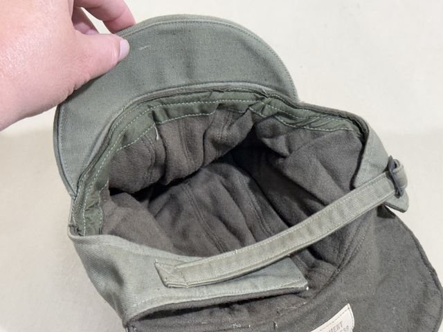 Original WWII US NAVY Winter Hat, Size 7.25 — image 6