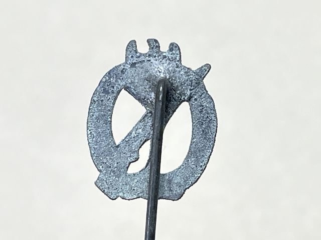 Original WWII German Infantry Assault Badge Miniature, 16mm — image 2