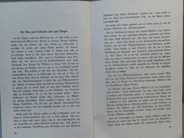 Original WWII German M—lders and His Men Book, M—lders und seine Mðnner — image 10