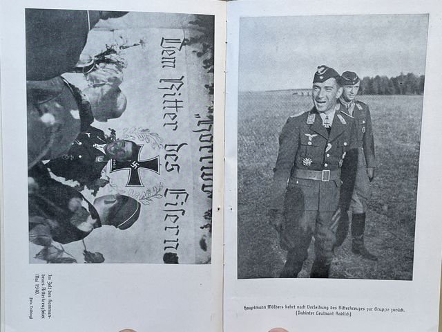 Original WWII German M—lders and His Men Book, M—lders und seine Mðnner — image 18