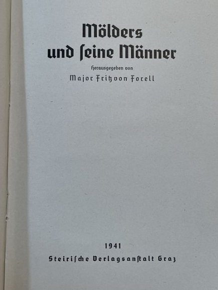 Original WWII German M—lders and His Men Book, M—lders und seine Mðnner — image 6