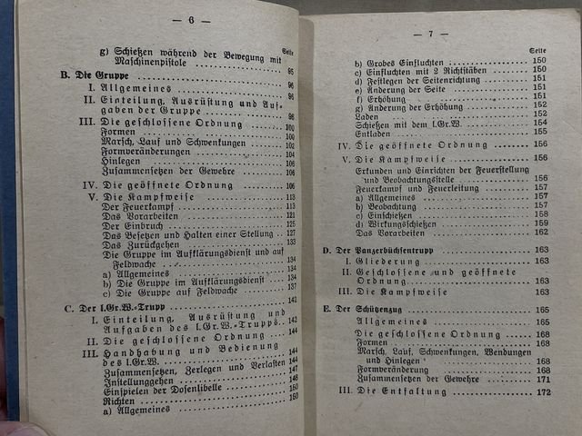 Original WWII German Army Manual H.Dv. 130/2a, Ausbildungsvorschrift f³r die Infanterie — image 7